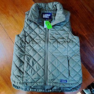 Lands End Quilted Vest